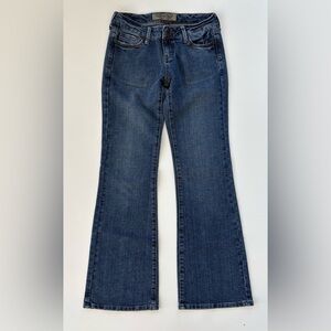 Hint Jeans Women's Y2K 90s Medium Rinse Low Rise Boot Cut Flare Jeans Size 3